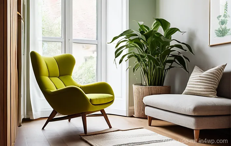 자연에서의 실내 활동이 주는 정신적 이점 - **A Serene Green Reading Nook in a German Home:**
"A cozy and sunlit reading nook nestled by a l...