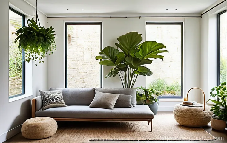 자연에서의 실내 활동이 주는 정신적 이점 - **A Biophilic Kitchen and Dining Area with Natural Elements:**
    "A bright, airy, and inviting ope...